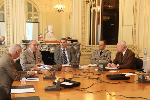 Visite du général Irastorza, Chef d'etat major de l'Armée de Terre, 2011